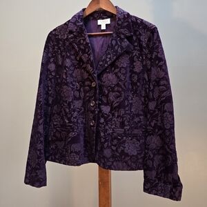 Floral Purple Jacket